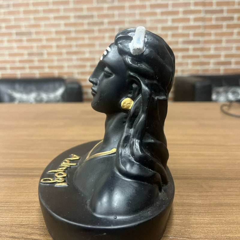 Black Adi Yogi Statue of Shiv Ji – Symbol of Peace and Power