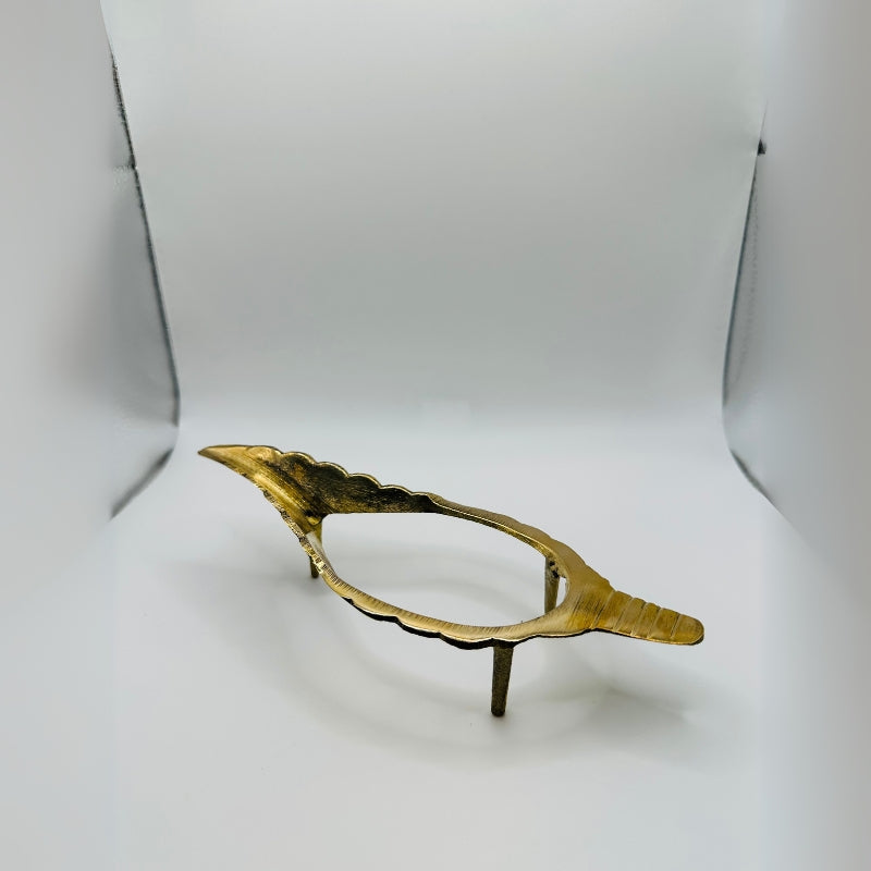 Brass Shankh Stand for Pooja and Temple Use