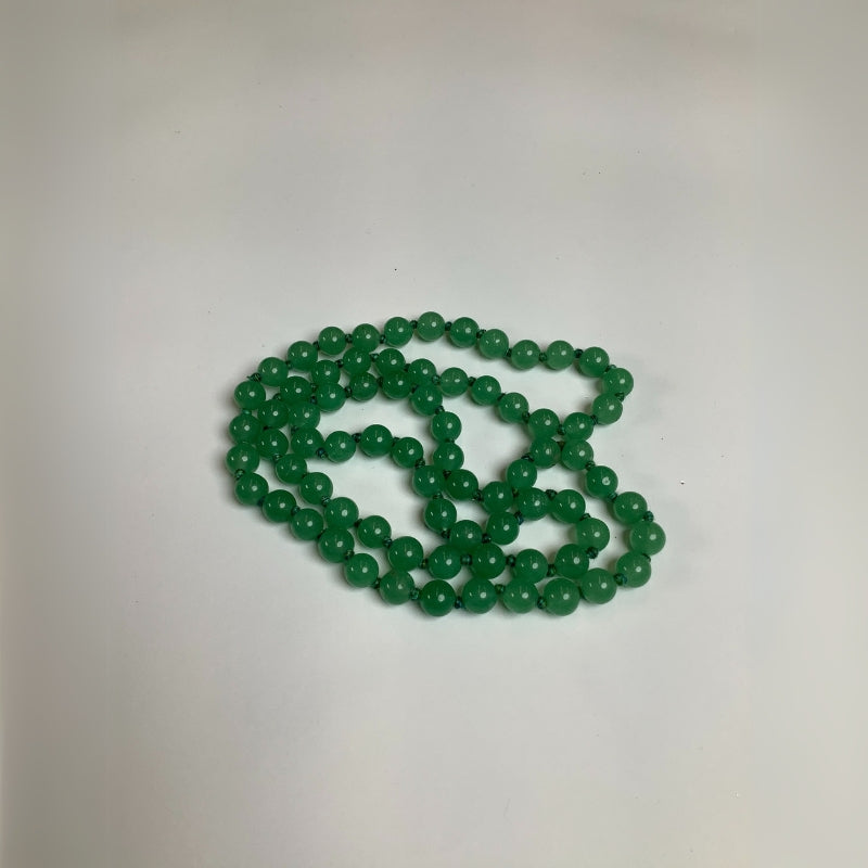 Light green pearl mala beads for meditation