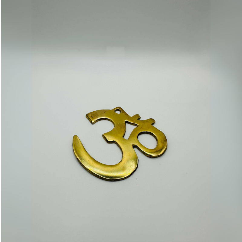 Decorative Brass Om Sculpture for Home and Office Walls