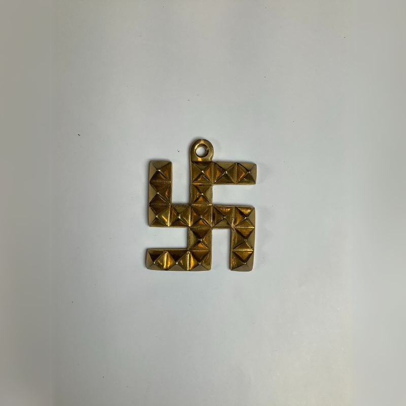Energy Shield Swastik Pyramid Yantra for Vastu Protection