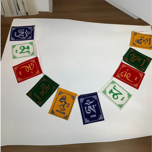 Big Tibetan prayer flags for meditation and home décor