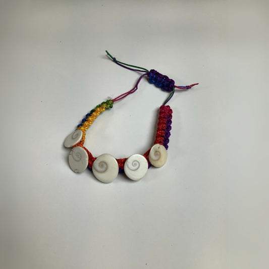 Handmade Multicolor Gomti Chakra Bracelet for Positive Vibes and Healing