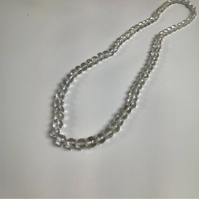 Natural Sphatik Mala for Spiritual Chanting and Energy Balancing


