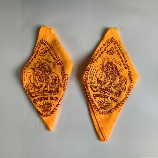 Double set of spiritual Gaumukhi mala bags with drawstrings