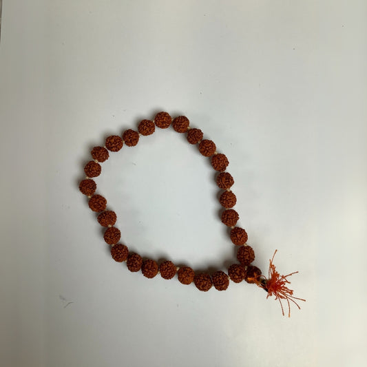 Rudraksha Bracelet with Pearls for Focus and Spiritual Growth