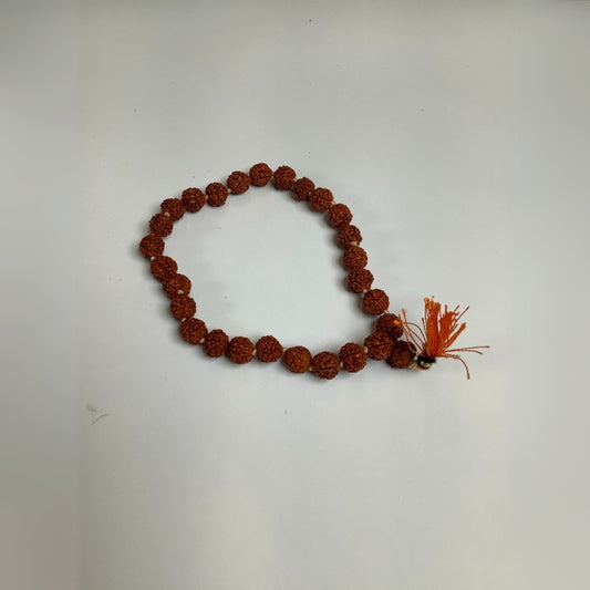 Natural Rudraksha and Pearl Bracelet for Energy and Balance