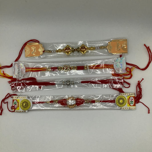 Colorful Rakhi Combo – Set of 4