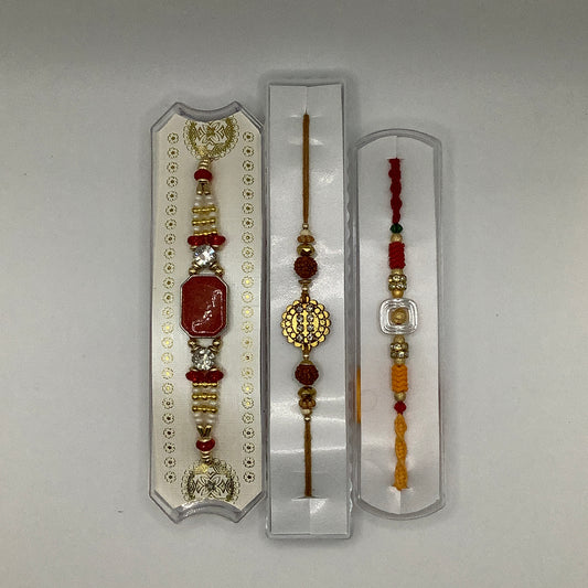 Designer Rakhi Trio – Set of 3