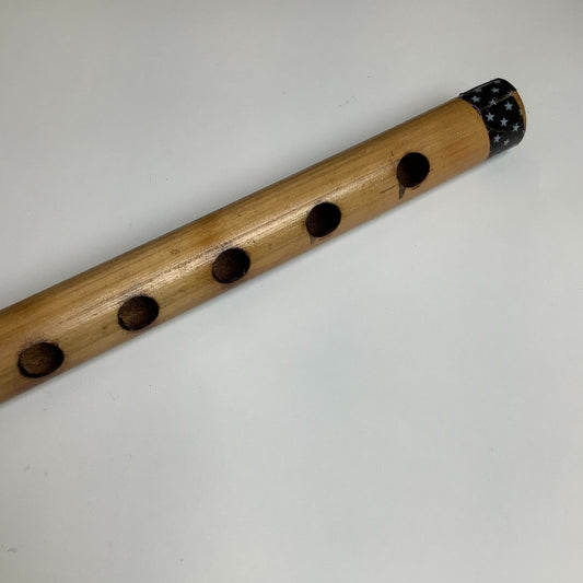 Traditional Indian bamboo flute (bansuri)