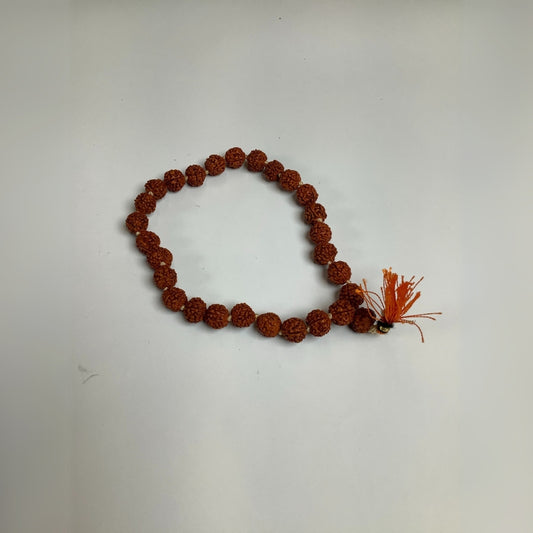 Yoga and Meditation Bracelet with Rudraksha Beads and Pearls