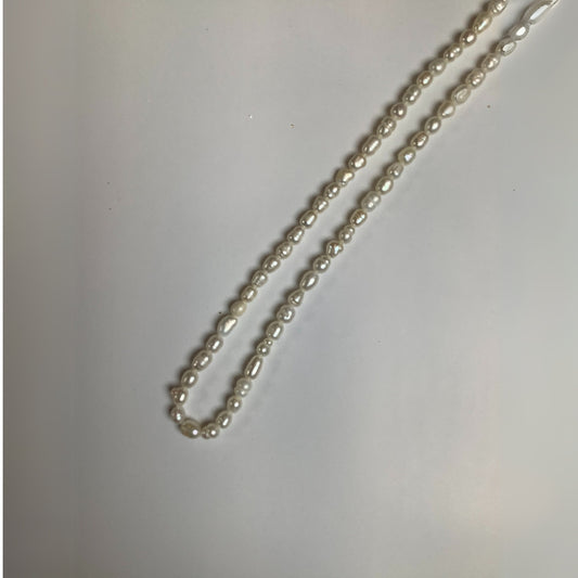 Natural Pearl Mala for Pooja, Meditation, and Elegance