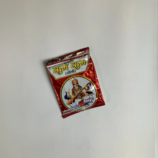 Traditional Red Sindoor Powder for Temple and Home Worship