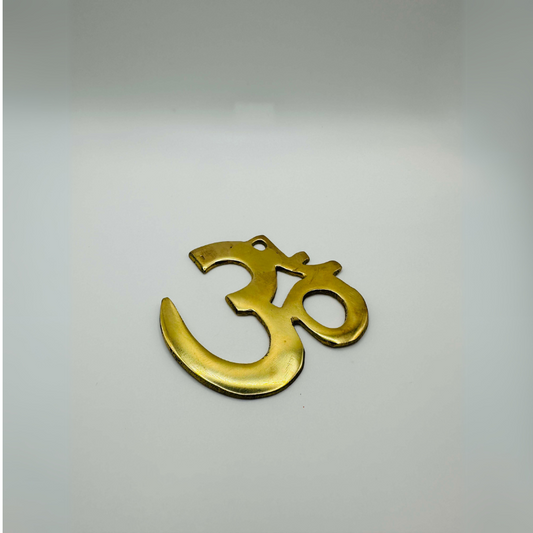 Decorative Brass Om Sculpture for Home and Office Walls

